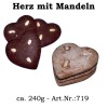Lebkuchen Herz mit Mandeln glas./get. 3er Pack - AFH